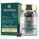Supplément thyroïdien – TriDexThyroTM Complexe thyroïdien déshydraté brut 375 mg avec Bovine, Porcine et Ovine –120 Capsules pour femmes et hommes(1 Pack)