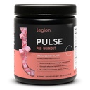 LÉGION Pulse - Tous les aliments naturels à oxyde nitrique pour booster l'énergie, sans créatine, naturellement sucré, bêta Alanine, Citrulline, Alpha GPC (Strawberry Blast)