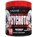Insane Labz Psychotic, High Stimulant Pre Workout Powder, Extreme Lasting Energy, Fokus und Ausdauer mit Beta Alanine, Kreatin Monohydrat, DMAE, 60 Srvgs, Watermelon