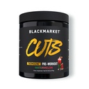 BLACKMARKET CUTS Pre Workout - Miscela di bevanda a base di energia aromatizzata per uomini e donne, Grande per la definizione del muscolo, Termogenico, Creatina Free (Watermelon, 30 Serve)