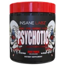Insane Labz psychotique, poudre pré-entraînement stimulante, énergie latente extrême, focus et endurance avec Beta Alanine, Creatine Monohydrate DMAE, 35 Srvgs (Fruit Punch)