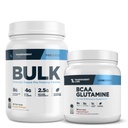 Labs trasparenti Bulk Pre-Workout (30 Serve, Peach Mango) & BCAA Glutamine (30 Serve, Punch tropicale)