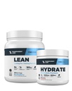 Transparent Labs Lean Pre-Workout (30 Servierungen, Blaue Himbeere) & Hydrate Elektrolyte Pulver (40 Servierungen, Tropical Punch)
