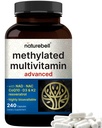Multivitamina metilata per uomini e donne, 240 capsule | 27-in-1 Formula con vitamine B Complex, C, D3, K2, NAD, NAC, CoQ10, Resveratrolo, Magnesio, Zinco & More | Vitamine essenziali giornalieri