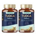 Totaria 2 Packungen TUDCA 1000mg Leberunterstützung Ergänzung mit Milchdistel, NAC, ALA, 80% Silymarin, 15-in-1 Extra Strength Bile Salze