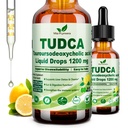 Pure TUDCA Sale Bile Gocce liquide 1200mg (acido tauroursodeoxycholic) Supporto per fegato Premium, Bile Flow & Gallbladder Cleanse Supplement丨High Absorption Liquid | Non-GMO | 3rd Party Tested | 2 Fl Oz