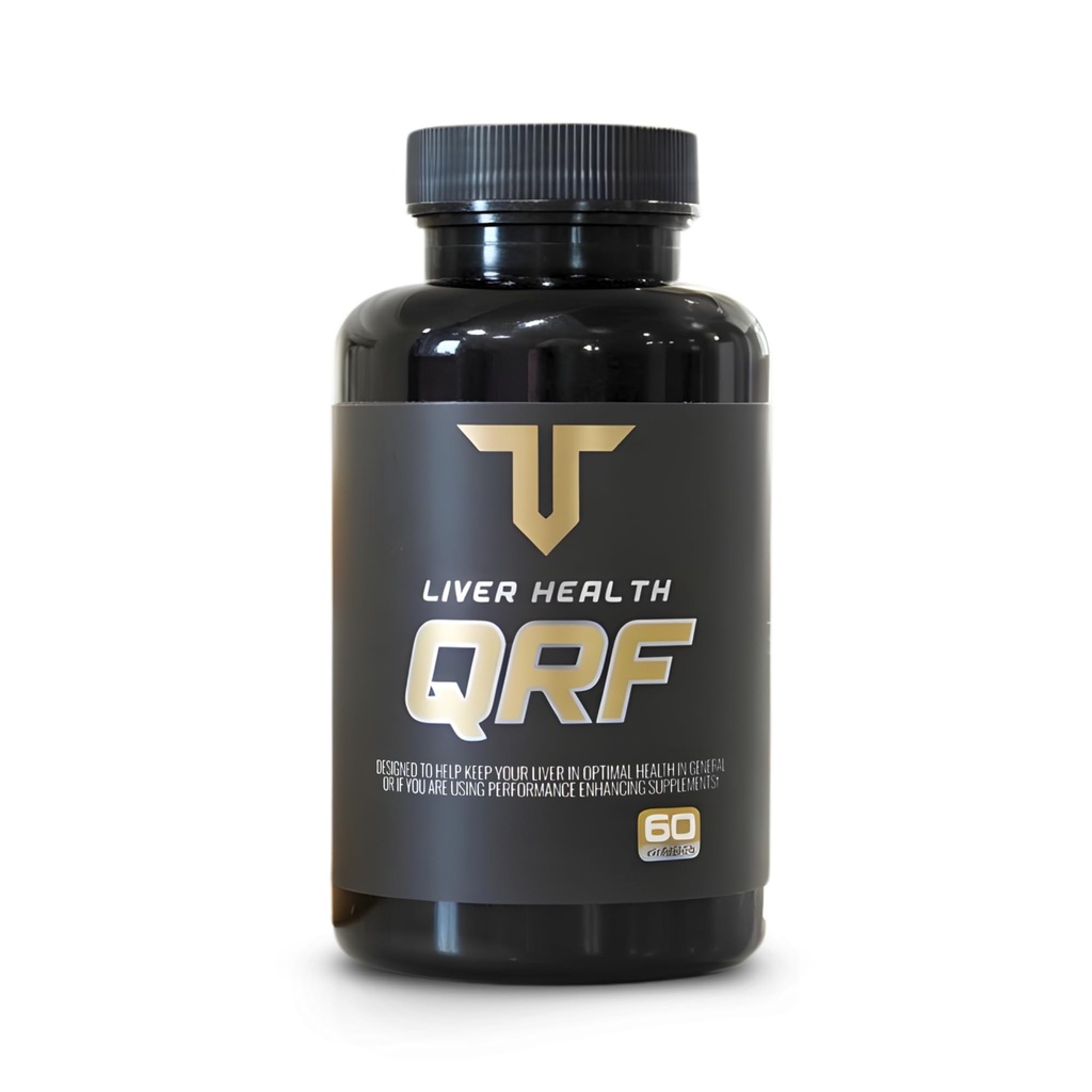 Troponin Nutrition QRF Liver Support Supplement - NAC 600mg, TUDCA & Milk Thistle Extract - Liver Cleanse Detox & Repair, Bile Flow, Glutathione Booster - 60 Capsules