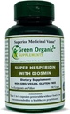 Suppléments bio verts Hespéridin, Diosmin, Narangin, Formule unique (Fabriqué à la main, sans OGM, végétalien et sans gluten) (Single)