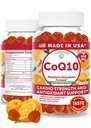 Lunakai USA Made CoQ10 Gummi für Erwachsene – 200mg High Potency Coenzyme Q10 Ergänzung für Alltagsherz, Energie & Antioxidans Unterstützung für Frauen & Männer, Non-GMO, 60ct