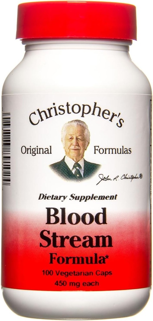 DR. Formula di flusso sanguigno delle formule CHRISTOPHER, 100 Cap