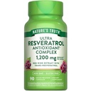 Nature's Truth Resveratrol Complex | 90 Capsules | Non-GMO and Gluten Free Supplement