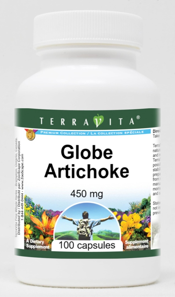 Globe Artichaut - 450 mg (100 gélules, ZIN: 520262)