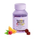 Lemme Women's Multivitamin Gummies, Daily Nutritional Support with Vitamins A, C, D, E, Biotin, Folic Acid, Zinc & Inositol, Bone, Brain, Skin & Immune Health, Raspberry Orange, 30-Day Supply