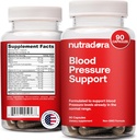Supplément de soutien de la pression artérielle avec Hawthorn, Hibiscus et extrait d'ail – Suppléments de pression artérielle élevée et inférieure pour la santé cardiovasculaire et circulatoire, soutient la santé cardiaque normale