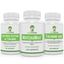 VitaMonk Matcha, basse dose caféine et Theanine Bundle - Calme, énergie concentrée sans les jitters