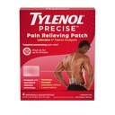 Tylenol Precise Pain Relieving Patches, Large Topical Analgesic Patches + Maximum OTC Strength Lidocaine Penetrates, Targeted Relief Ideal for Shoulder, Back & Knee Pain, Unscented, 4 ct