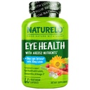 NATURELO Vitamines oculaires - AREDS 2 Formule Nutriments avec Lutéine, Zeaxanthin, Vitamine C, E, Zinc, Plus DHA - Supplément pour Yeux secs, Vision saine, Soutien oculaire - 60 Capsules Vegan