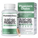 Arztwahl Bloat & Gas Probiotische 5-in-1 Proaktive Unterstützung + Tägliche Erleichterung - Verdauung & Darm Gesundheit - Kräuter, Verdauungsenzyme, Post & Präbiotika - Gas Relief für Erwachsene - Frauen & Männer - 30ct