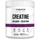 Creatina di fabbrica Jacked per le donne - Creatina Monoidrato con collagene + Colostrum per sostenere le prestazioni di allenamento, crescita muscolare magra, capelli sani, pelle, & Nails - 30 Serve, non aromatizzati