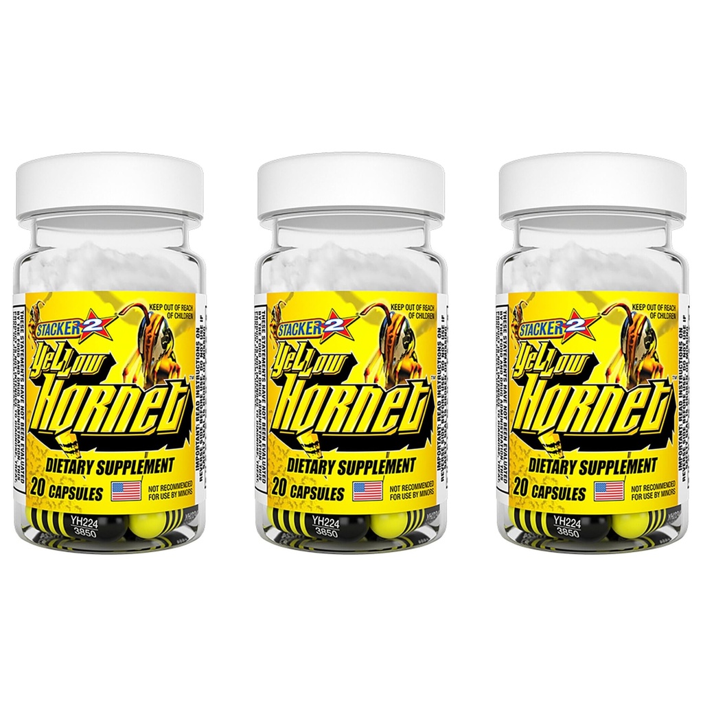 ÉTAT 2 YELLOW HORNET (3) 20CT. BOÎTES