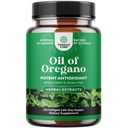 Huile d'Origan sauvage softgels - Super concentré softgels huile d'Origan avec Carvacrol 70% pour la digestion et le soutien immunitaire - suppléments à base de plantes pour nettoyage intestinal, détox corps et réparation - 120 Ct
