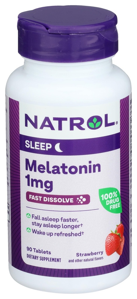 NATROL Melatonin 1mg, 90 CT