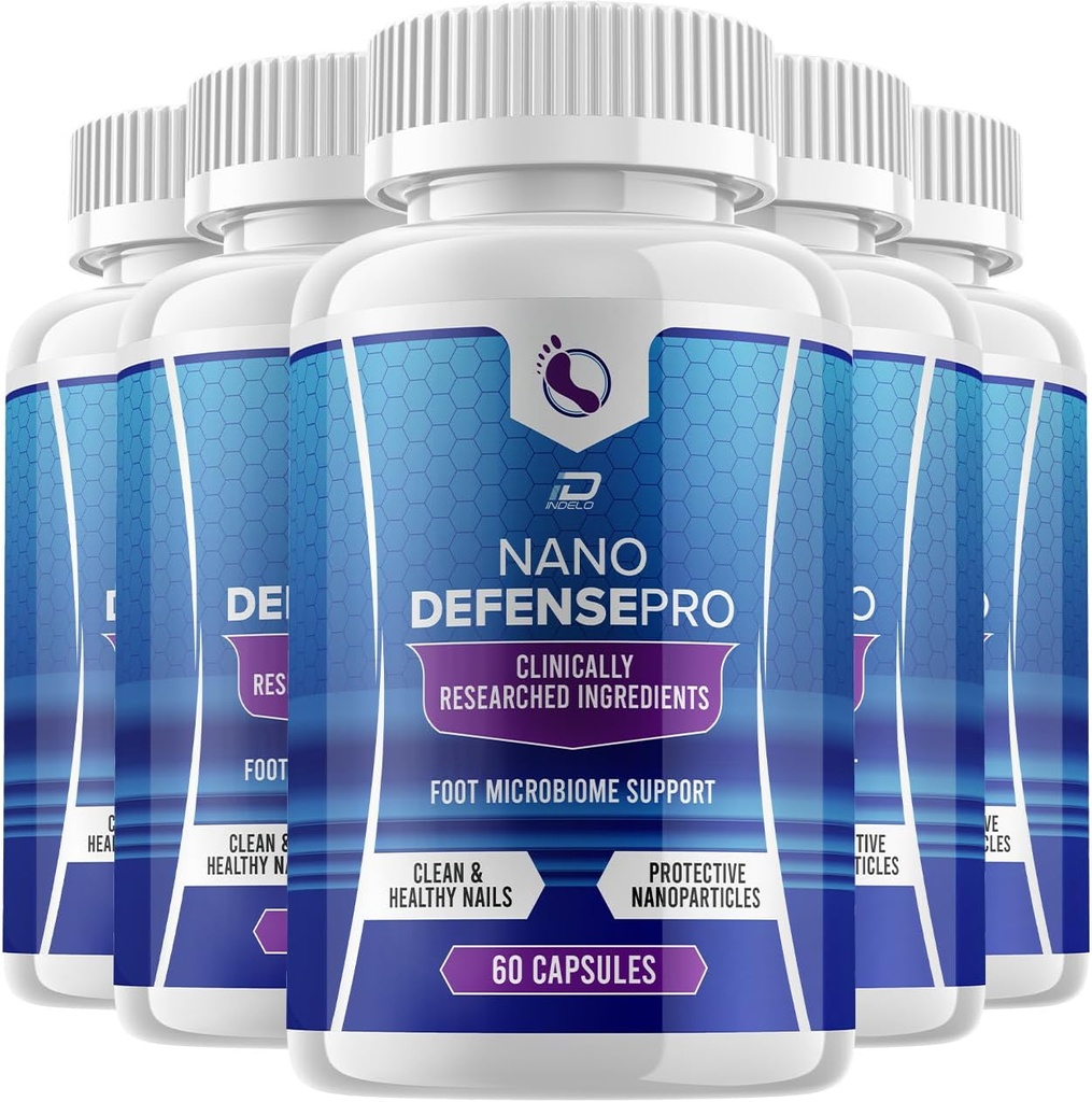Nano Defense Pro Probiotic Supplement - NanoDefense Pro Advanced Formula for Healthy Nail Support Capsules Maximum Strength Men Women (5 Pack - 300 Kapseln)