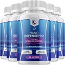 Nano Defense Pro Pro Probiotic Supplement - NanoDefense Pro Advanced Formula for Healthy Nail Support Capsules Maximum Strength Hommes Femmes (5 Pack - 300 Capsules)