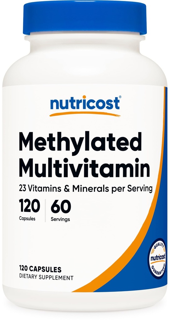 Nutricost Multivitamin 120 Capsule, 60 Serve - 23 Vitamine & Minerali Per Serve