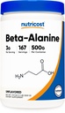 Nutricost Beta Alanin Pulver 500 Gramm (1.1lbs) - Reines Beta Alanin, Glutenfrei & Nicht-GVO