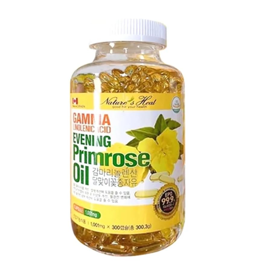 Kang Hwa Tinh Dầu HOA ANH Thảo Gamma Linolenic Acid Evening Primrose Oil Women Health Nutrition 300 Capsules