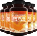 BioEmblem Turmeric Curcumin Supplement mit BioPerine | Joint Support & Heart Health | mit Organic Turmeric Powder & 95% Curcuminoids Extract | California Made, Non-GMO, 150-Day Supply