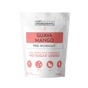 JUST INGREDIENTS Pre-Workout – Guava Mango | 30 Servings | Pre-Workout with Caffeine | BCAA Blend, Beta Alanine, Citrulline Malate, Ginseng, Maca Root, Taurine | Supports Energy, Endurance & Focus*