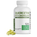 Bronson Quercetin with Bromelain 2 in 1 Wellness Support, Non-GMO, 120 Capsules