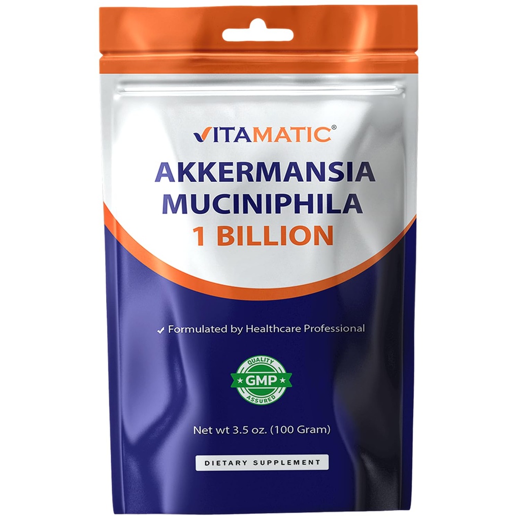 Vitamatic Akkermansia Muciniphila Gut Health - 100 Gram poudre