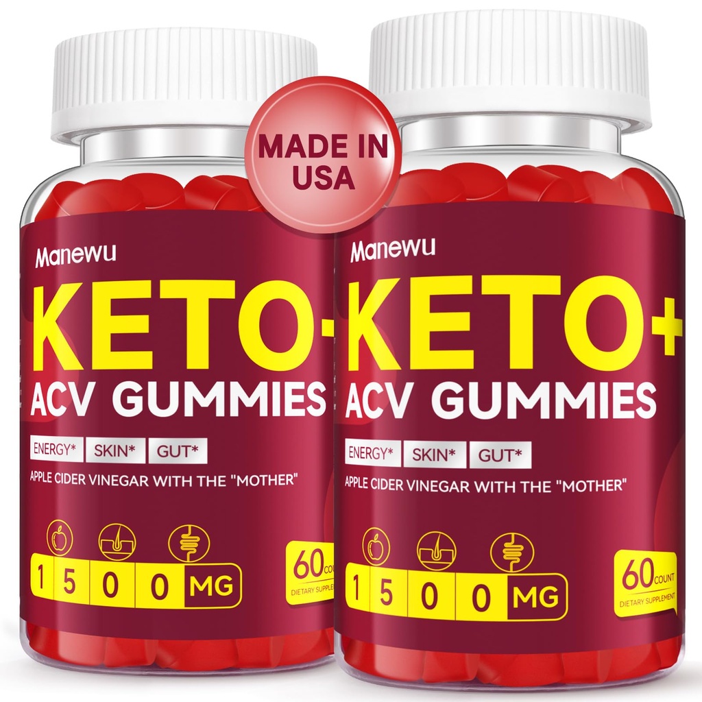 Gummies Keto ACV pour le poids et la perte avancé et Belly Fat Burn - Rapid Fat Burning Diet Supplément pour les femmes hommes - 1500mg sans gluten biologique vinaigre de cidre de pomme avec mère - Soutien Gut Digestion