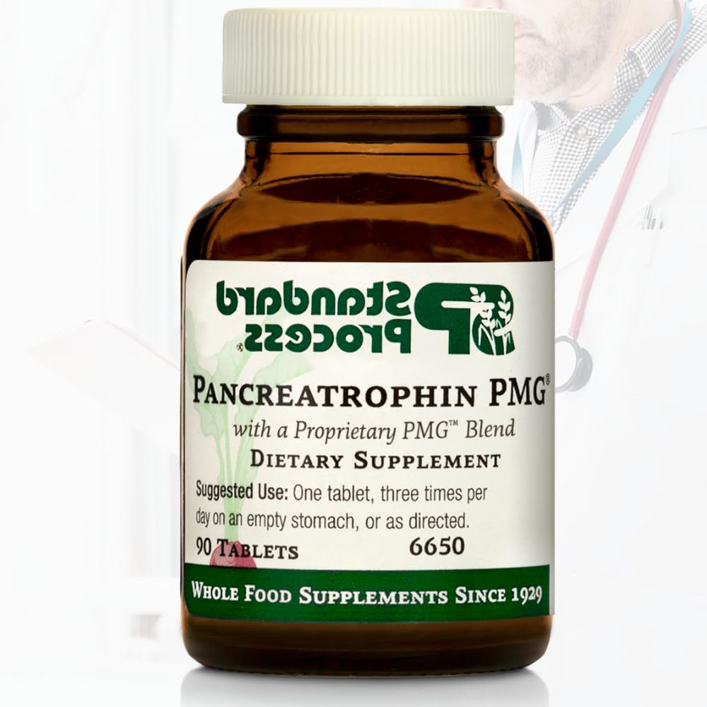 Pancreatrophin PMG for Standard Process 90 Tabs - for Healthy Pancreatic Function - Unopened Original