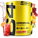 Punch originale di frutta della polvere pre allenamento C4 - Vitamina C per il supporto immunitario - Sugar Free Preworkout Energy per gli uomini e le donne - 150mg Caffeina + Beta Alanine + Creatina - 60 Serve