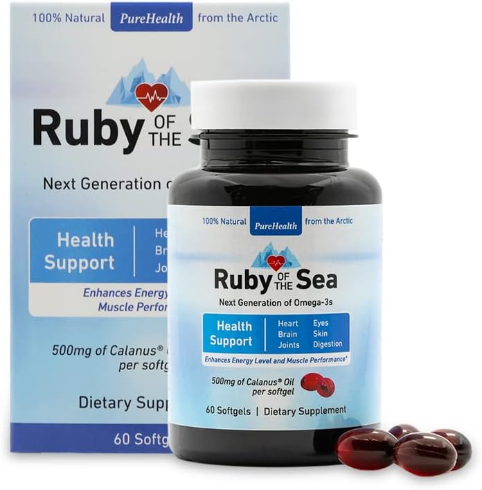 Marine Oil Supplement - Alle natürlichen Calanus Öl, Astaxanthin, Omega-3 und Fettsäuren - Herz- und Gehirngesundheit Nahrungsergänzungsmittel
