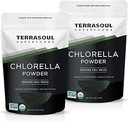 Terrasoul Superfoods Organic Chlorella Polvere (Cracked Cell Walls) - 12 Oz (2 Pack)