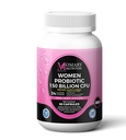 9-in-1 Bio Culture Complesso per le donne – 150 miliardi di CFU Probiotici con 34 Diverse Strains, Prebiotici Organici, Postbiotici, Enzimi Digestivi & Biotina – Supporta Bilancia Digestiva & Gut Microbiome