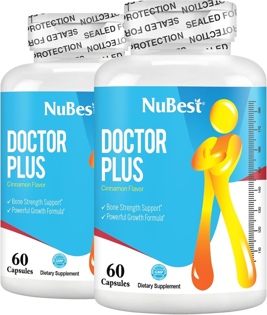 Doctor Plus with Calcium, Vitamina D3, Vitamin K2 (MK7), Magnesio Capsule per Bone Forza, Bones sani, Immunità, Calcium Max Absorption per Età 10+ | 120 Capsule | 2 mesi di alimentazione