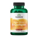 Swanson Super Stress B-Complex with Vitamin C for Stress-Prone Professionals Seeking Energy and Immune Support (100 Capsules)