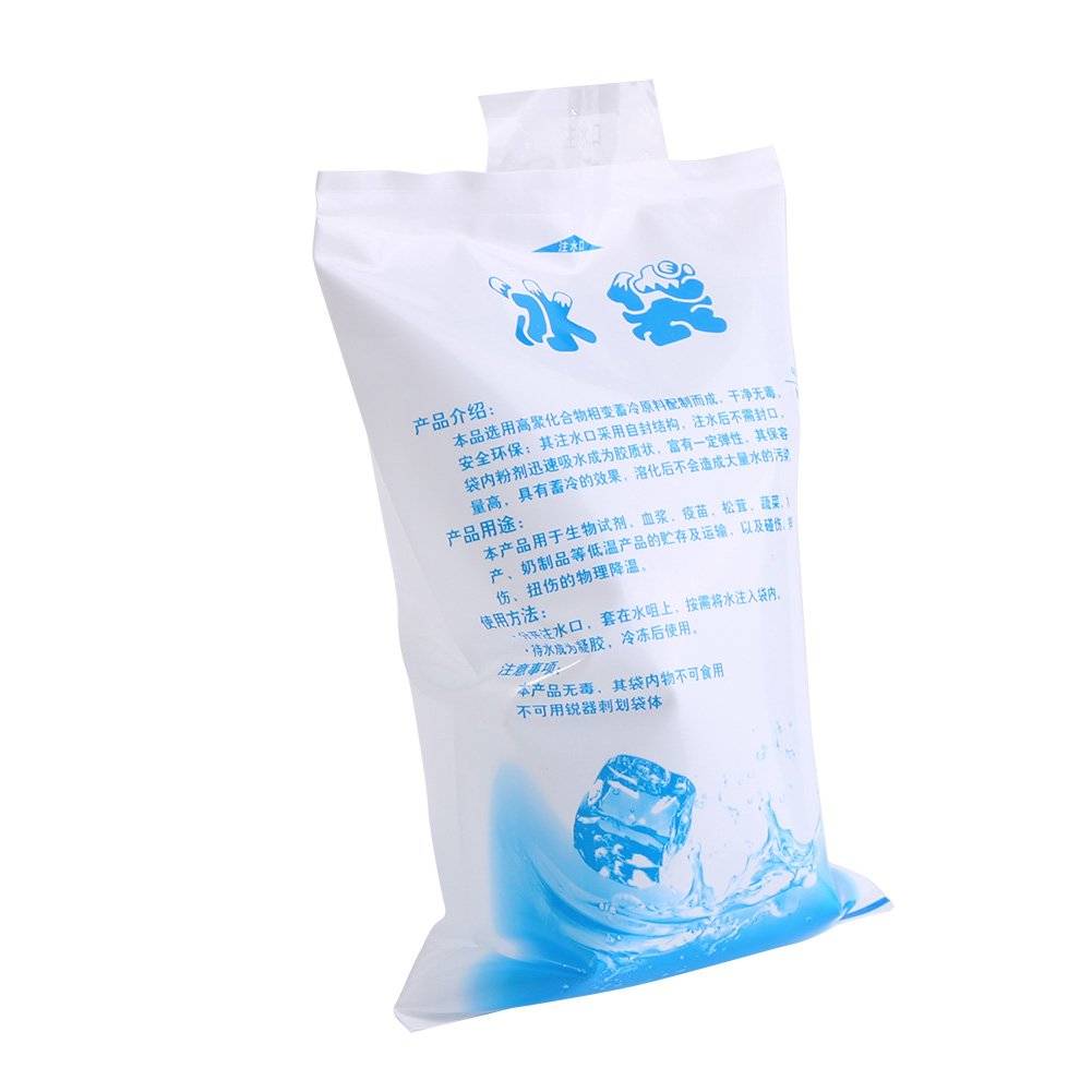 Cold Gel Ice Pack for Cooler Set, Slim and Flexible Freezer Packs Ice Packs for Lunch Bags Sac à glace réutilisable pour l'expédition des aliments et blessures congelés(200ml)