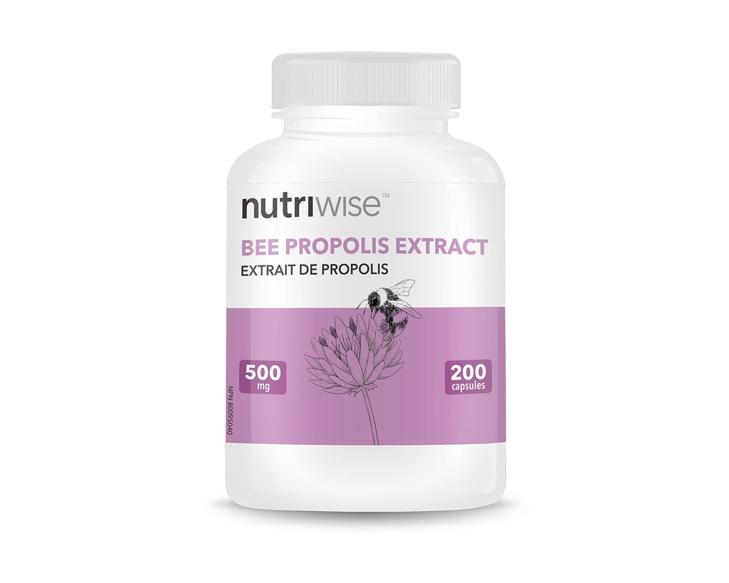 NutriWise Brazilian Bee Propolis Estratto di supporto immunitario 500mg