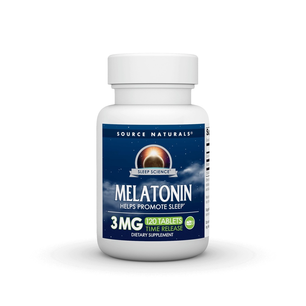 Quelle Naturals Time Released Melatonin* - 3 mg, 120 Tabletten