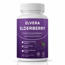 Elvera Elderberry, Elvera Gut Support Complex with Zinc & Vitamin C, Organic Black Elderberry Soft Capsules for Immune Support, Boost Energy, Digestive and Gut Healthy, 60 Capsules (1)