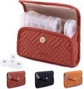 BAGSFY Weekly Pill Organizer 3 Mal am Tag in einem niedlichen Stoff Pille Fall, Medizin Pill Organizer, Pille Box, tragbare Reise Pille Fall, Pille Container für Medikamente, Vitamine, Fischöle, Ergänzungen