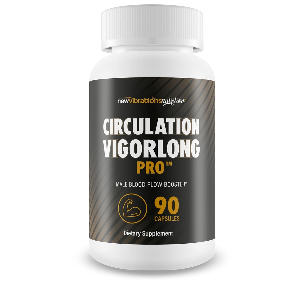 Circulation Vigorlong Pro - Our Best Blood Circulation Supplements for Men - Vasodilator Supplements for Men - Super Circulation Pills - Male Blood Flow Supplement - Nitric Oxide Blood Flow Capsules