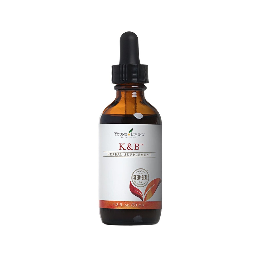 Young Living K & B Kidney and Bladder Support | 1.8 Fl Oz | Herbal Blend with Juniper Berry, Uva Ursi, Parsley and Premium Essential Oils | Keto-Friendly Wellness Formula